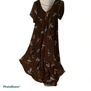 Divine free style  Linen Blend Maxi Dress